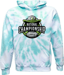 Tie-Dye Hoodies - Rise Flag Football National Championships 2026 (Cowboy Logo)