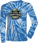 Tie-Dye Long Sleeves - Rise Flag Football National Championships 2026 (Cowboy Logo)