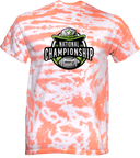 Tie-Dye Short Sleeves - Rise Flag Football National Championships 2026 (Cowboy Logo)