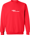 Crew Sweatshirt - USA CUP Qualifier Texas 2026 - horizontal red and white