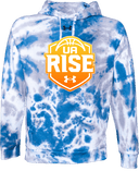 Under Armour Rival Fleece Hoodie Tie-Dye - UA Rise Girls Session l 2026 (Sunrise)
