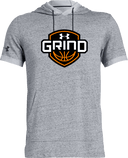 Under Armour Stadium Short Sleeve Hoodie - UA Grind Session I 2026 (Orange)