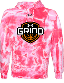 Under Armour Rival Fleece Hoodie Tie-Dye - UA Grind Session I 2026 (Orange)
