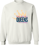 Crew Sweatshirt - Calling All Queens Invitational with Chae Campbell 2027 (Gold & Navy Blue)
