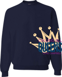 Crew Sweatshirt - Calling All Queens Invitational with Chae Campbell 2027 (Gold & Navy Blue)