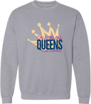 Crew Sweatshirt - Calling All Queens Invitational with Chae Campbell 2027 (Gold & Navy Blue)
