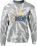 Crew Sweatshirt - Calling All Queens Invitational with Chae Campbell 2027 (Gold & Navy Blue)
