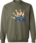 Crew Sweatshirt - Calling All Queens Invitational with Chae Campbell 2027 (Gold & Navy Blue)
