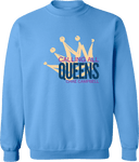 Crew Sweatshirt - Calling All Queens Invitational with Chae Campbell 2027 (Gold & Navy Blue)