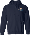 Full Zip Hoodies - Calling All Queens Invitational with Chae Campbell 2027 (Gold & Navy Blue)