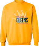 Crew Sweatshirt - Calling All Queens Invitational with Chae Campbell 2027 (Gold & Navy Blue)
