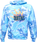 Tie-Dye Hoodies - Calling All Queens Invitational with Chae Campbell 2027 (Gold & Navy Blue)