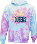 Tie-Dye Hoodies - Calling All Queens Invitational with Chae Campbell 2027 (Gold & Navy Blue)
