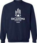 Crew Sweatshirt - USYS OK State Cup 2026 (Full White)