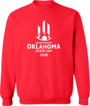 Crew Sweatshirt - USYS OK State Cup 2026 (Full White)
