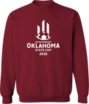 Crew Sweatshirt - USYS OK State Cup 2026 (Full White)