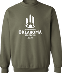 Crew Sweatshirt - USYS OK State Cup 2026 (Full White)