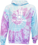 Tie-Dye Hoodies - USYS OK State Cup 2026 (Full White)