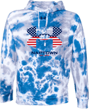 Under Armour Rival Fleece Hoodie Tie-Dye - Naptown National Challenge 2026 (UA - stars & stripes)