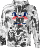 Under Armour Rival Fleece Hoodie Tie-Dye - Naptown National Challenge 2026 (UA - stars & stripes)