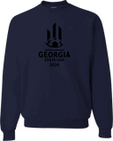 Crew Sweatshirt - USYS GA State Cup Finals (w3/3) 2026 (Full Black)