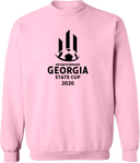 Crew Sweatshirt - USYS GA State Cup Finals (w3/3) 2026 (Full Black)