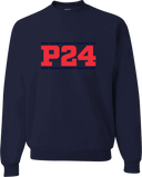 Crew Sweatshirt - Power 24 Session I 2026 (Double Bordered RED Block Text)
