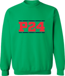 Crew Sweatshirt - Power 24 Session I 2026 (Double Bordered RED Block Text)