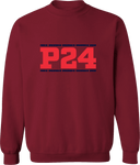 Crew Sweatshirt - Power 24 Session I 2026 (Double Bordered RED Block Text)