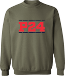 Crew Sweatshirt - Power 24 Session I 2026 (Double Bordered RED Block Text)