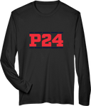 Performance Long Sleeves - Power 24 Session I 2026 (Double Bordered RED Block Text)