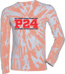 Tie-Dye Long Sleeves - Power 24 Session I 2026 (Double Bordered RED Block Text)