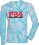 Tie-Dye Long Sleeves - Power 24 Session I 2026 (Double Bordered RED Block Text)