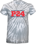 Tie-Dye Short Sleeves - Power 24 Session I 2026 (Double Bordered RED Block Text)