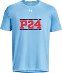 Under Armour Tech Team Short Sleeve - Power 24 Session I 2026 (Double Bordered RED Block Text)