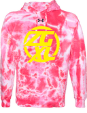 Under Armour Rival Fleece Hoodie Tie-Dye - Zero Gravity - XL yellow