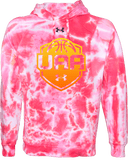 Under Armour Rival Fleece Hoodie Tie-Dye - Girls UAA Session I 2026(Bright Sunset)