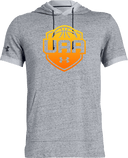 Under Armour Stadium Short Sleeve Hoodie - Girls UAA Session I 2026(Bright Sunset)