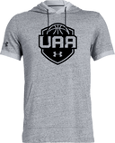 Under Armour Stadium Short Sleeve Hoodie - Girls UAA Session I 2026 (Stealth Black)