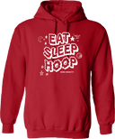 Hoodies - Zero Gravity - EAT SLEEP HOOP white