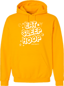 Hoodies - Zero Gravity - EAT SLEEP HOOP white