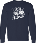 Long Sleeves - Zero Gravity - EAT SLEEP HOOP white