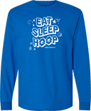 Long Sleeves - Zero Gravity - EAT SLEEP HOOP white