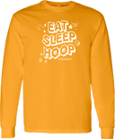 Long Sleeves - Zero Gravity - EAT SLEEP HOOP white