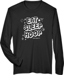 Performance Long Sleeves - Zero Gravity - EAT SLEEP HOOP white