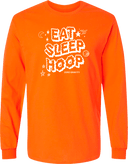 Long Sleeves - Zero Gravity - EAT SLEEP HOOP white