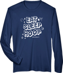 Performance Long Sleeves - Zero Gravity - EAT SLEEP HOOP white
