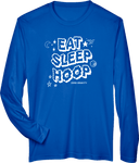 Performance Long Sleeves - Zero Gravity - EAT SLEEP HOOP white