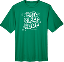 Performance Short Sleeves - Zero Gravity - EAT SLEEP HOOP white