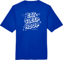 Performance Short Sleeves - Zero Gravity - EAT SLEEP HOOP white